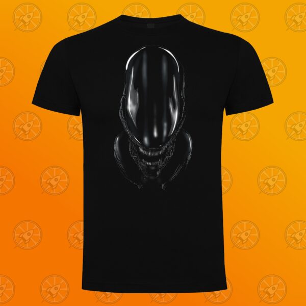 Camiseta de manga corta unisex con diseño impreso Alien face.