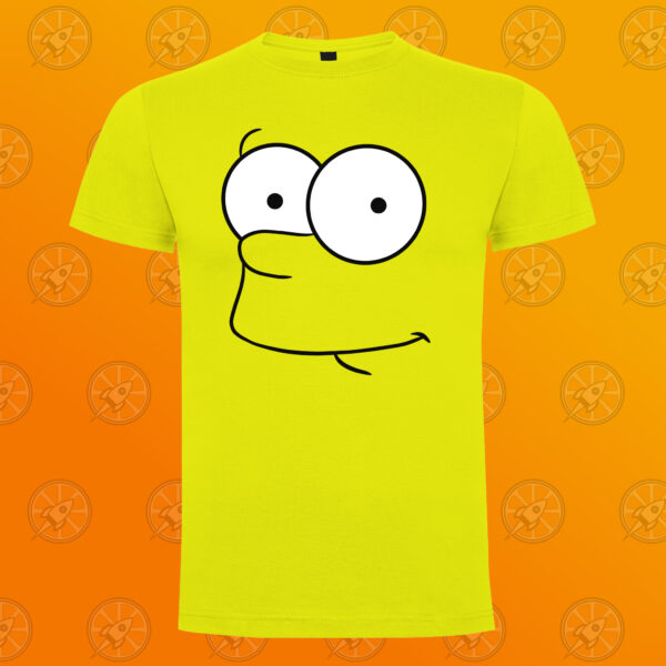 Camiseta de manga corta unisex con diseño fan art de los Simpson. Bart buen chico