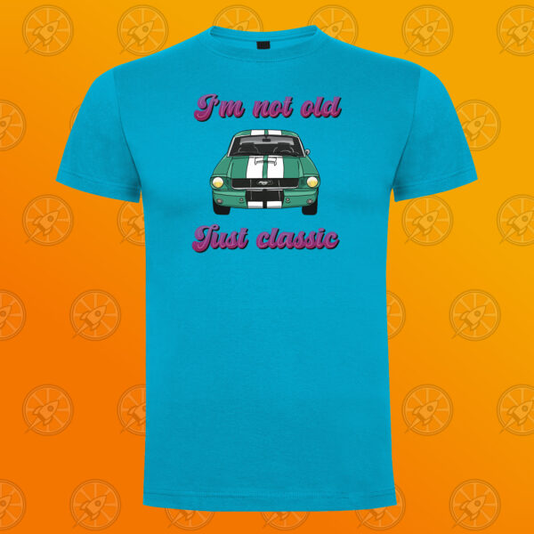 Camiseta de manga corta unisex con diseño I'm not old, just classic. - Imagen 5