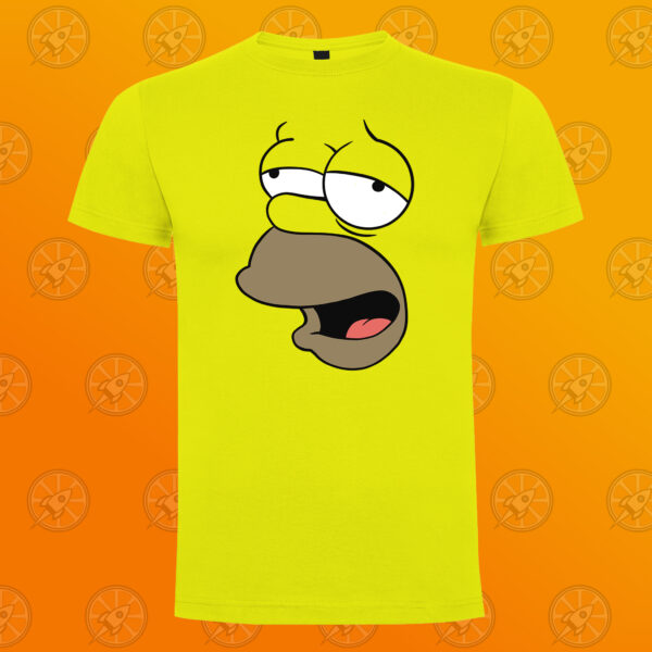 Camiseta de manga corta unisex con diseño fan art de los Simpson. Homer tranquilón