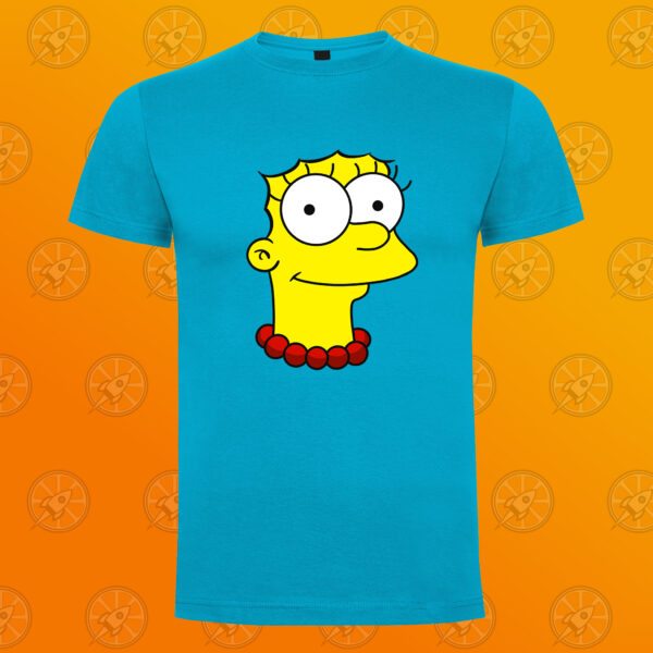 Camiseta de manga corta unisex con diseño fan art de los Simpson. Marge