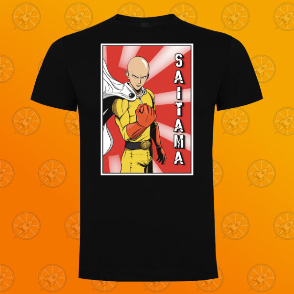 Camiseta de manga corta unisex con diseño fan art de One Punch Man. - Imagen 5