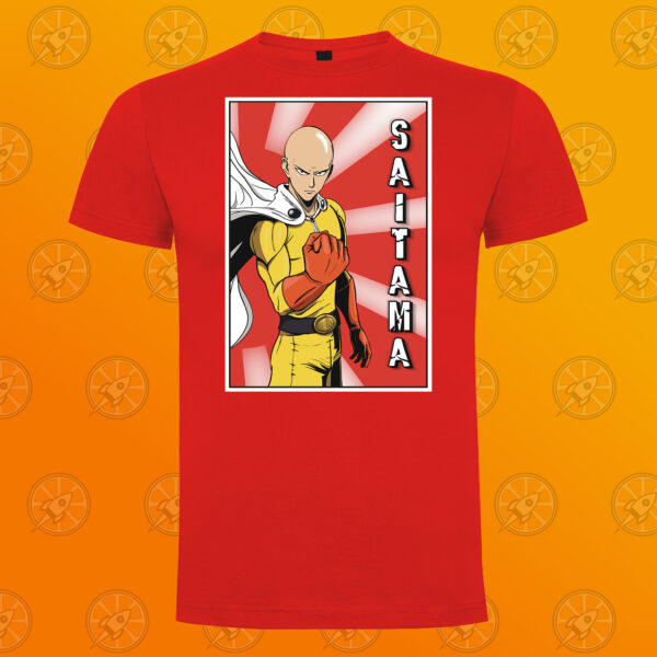 Camiseta de manga corta unisex con diseño fan art de One Punch Man.
