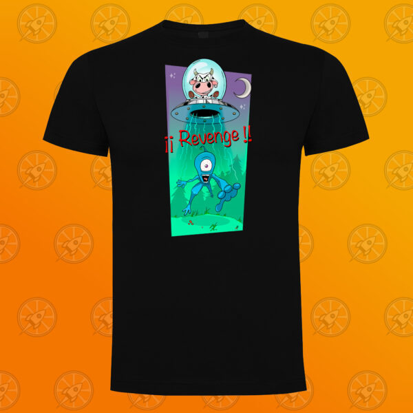 Camiseta de manga corta unisex con diseño "Revenge" - Imagen 5