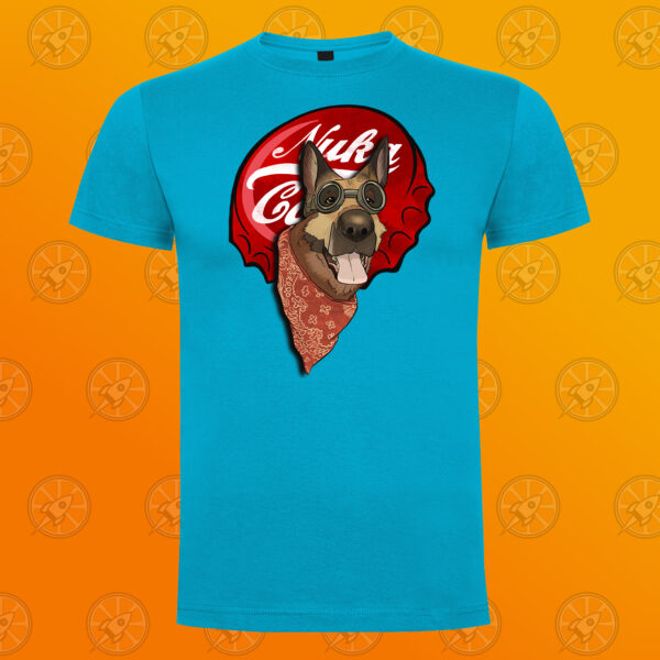 Camiseta de manga corta unisex con diseño Albóndiga Nuka Cola - Imagen 3