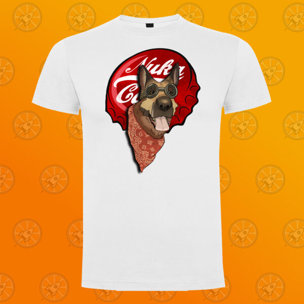 Camiseta de manga corta unisex con diseño Albóndiga Nuka Cola