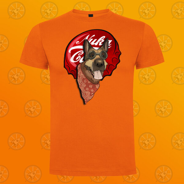 Camiseta de manga corta unisex con diseño Albóndiga Nuka Cola - Imagen 4