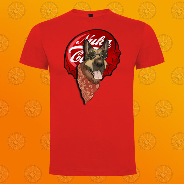 Camiseta de manga corta unisex con diseño Albóndiga Nuka Cola - Imagen 2