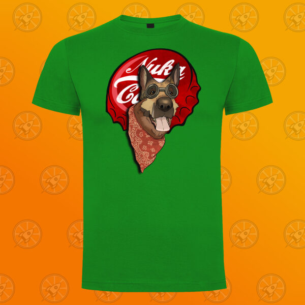Camiseta de manga corta unisex con diseño Albóndiga Nuka Cola - Imagen 5