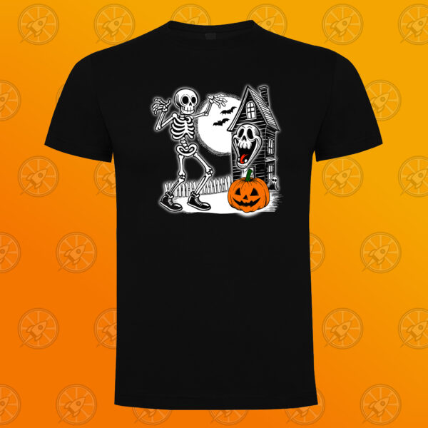 Camiseta de manga corta unisex con diseño impreso Hallooween, ween, ween