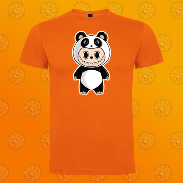 Camiseta de manga corta unisex con diseño impreso Labubu Panda