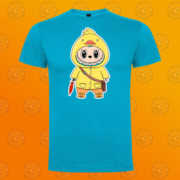 Camiseta de manga corta unisex con diseño impreso Labubu Duck