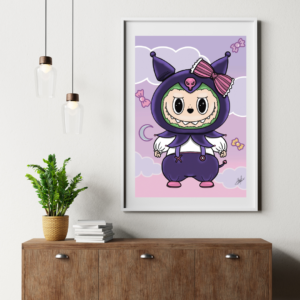 Print Labubu Kuromi