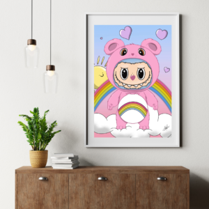 Print Labubu Oso Amoroso