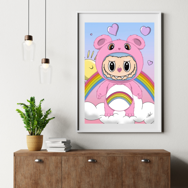 Print Labubu Oso Amoroso