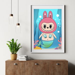 Print Labubu Sirenita