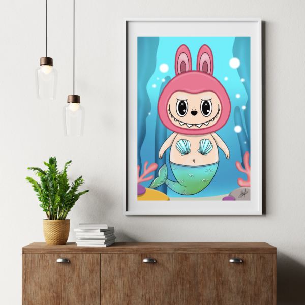 Print Labubu Sirenita